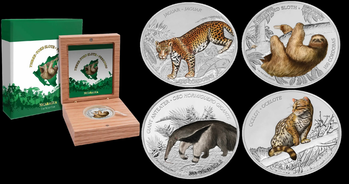 Wildlife of Nicaragua – en vakker samlermyntserie fra New Zealand Mint