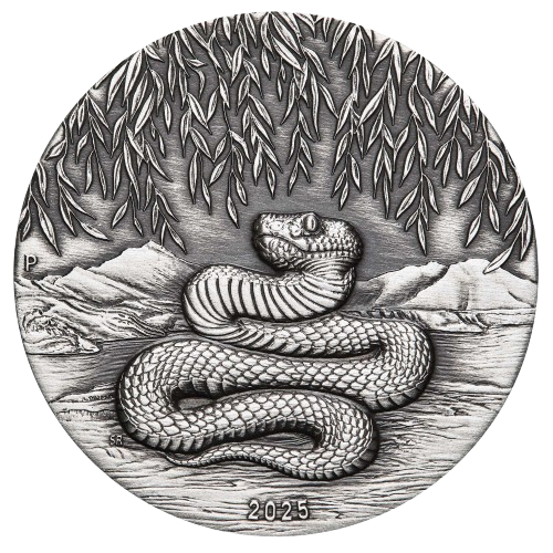 2 oz 2025 Year of the Snake Antique