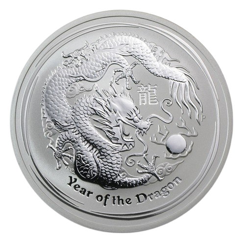 2 oz 2012 Year of the Dragon - forside