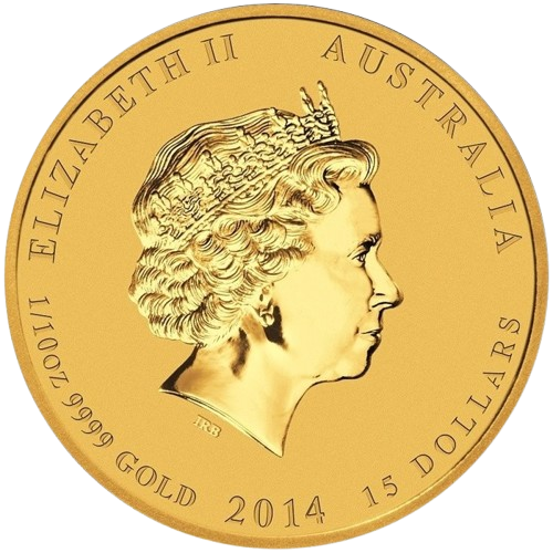 1/10 oz Gold 2014 Year of the Horse