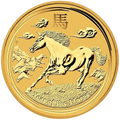 1/10 oz Gold 2014 Year of the Horse