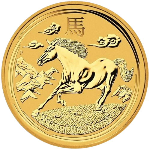 1/10 oz Gold 2014 Year of the Horse