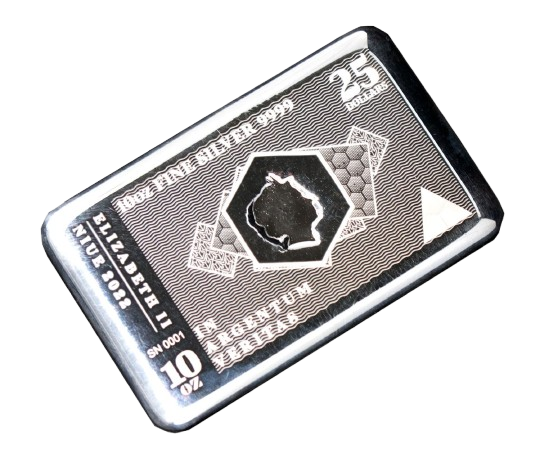 10 oz 2022 Silver Note Silver Coin-Bar