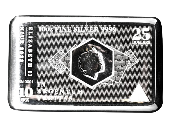 10 oz 2022 Silver Note Silver Coin-Bar