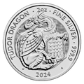 2 oz 2024 Royal Tudor Beasts - Tudor Dragon