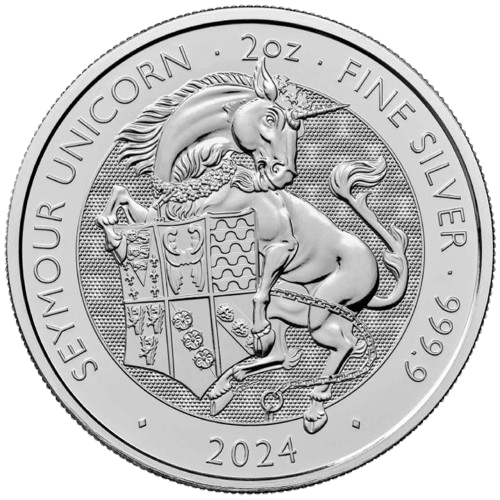 2 oz 2024 Royal Tudor Beasts - The Seymour Unicorn