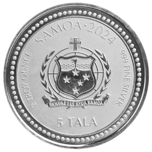 2 oz 2024 Samoa Year of the Dragon