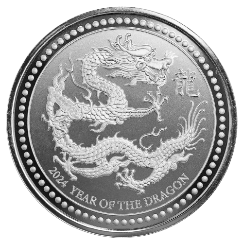 2 oz 2024 Samoa Year of the Dragon
