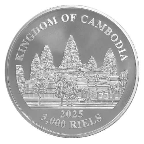 1 oz 2025 Lost Tigers of Cambodia