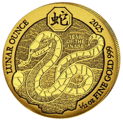1/12 oz 2025 Rwanda Snake - revers