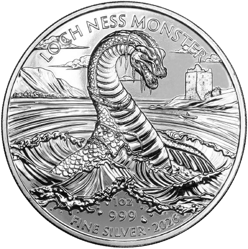 1 oz 2026 Loch Ness Monster