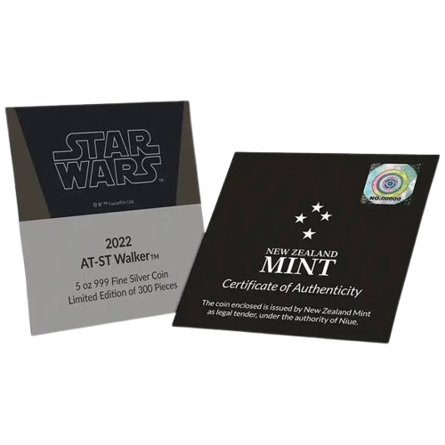 5 oz 2022 Star Wars – Vehicles AT-ST Color Proof