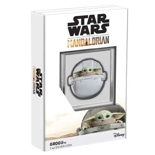 1 oz 2022 Star Wars - Mandalorian - Grogu - Hover Pram Proof Color