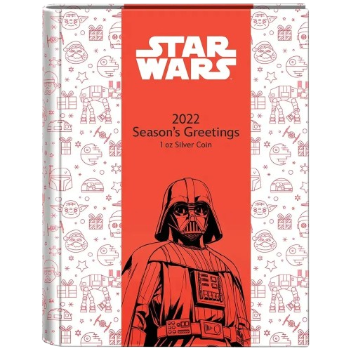 1 oz 2022 Star Wars - Season's Greetings Proof Color