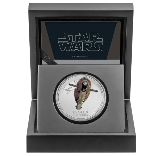 1 oz 2022 Star Wars - Boba Fett's Starfighter Proof Color