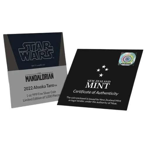 1 oz 2022 Star Wars - Mandalorian Classics - Ahsoka Tano Proof