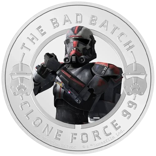 1 oz 2022 Star Wars - The Bad Batch - Hunter (1.) Proof Color