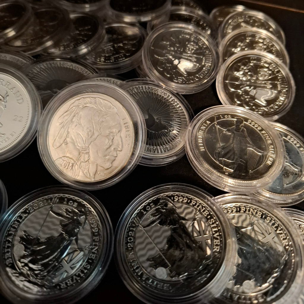 1 oz "tilfeldig motiv" i kapsel