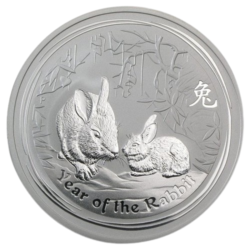 2 oz 2011 Year of the Rabbit - forside
