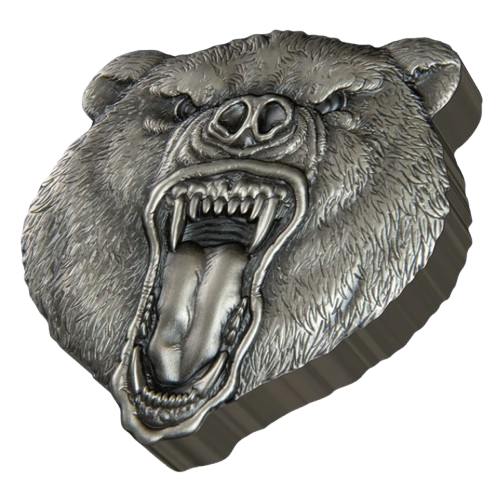 2 oz 2023 Fierce Nature - Grizzly Bear