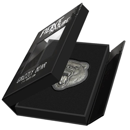 2 oz 2023 Fierce Nature - Grizzly Bear