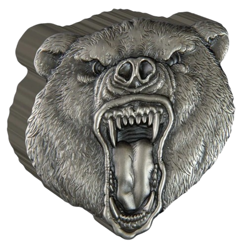 2 oz 2023 Fierce Nature - Grizzly Bear