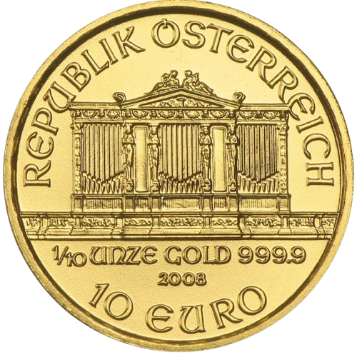 1/10 oz 2008 Philharmoniker