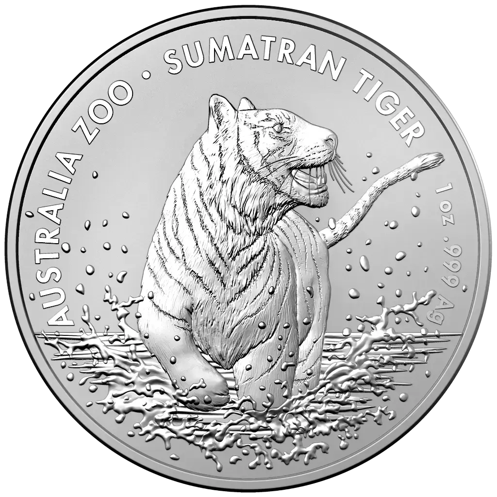 1 oz 2020 Australian Zoo - Sumatran Tiger – revers