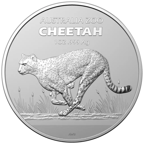 1 oz 2021 Australian Zoo - Cheetah – revers
