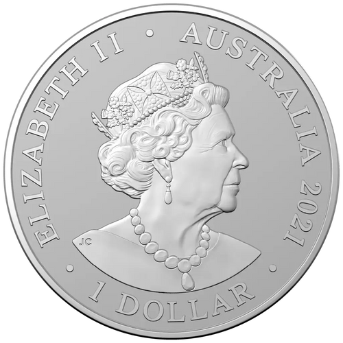 1 oz 2021 Australian Zoo - Cheetah – avers