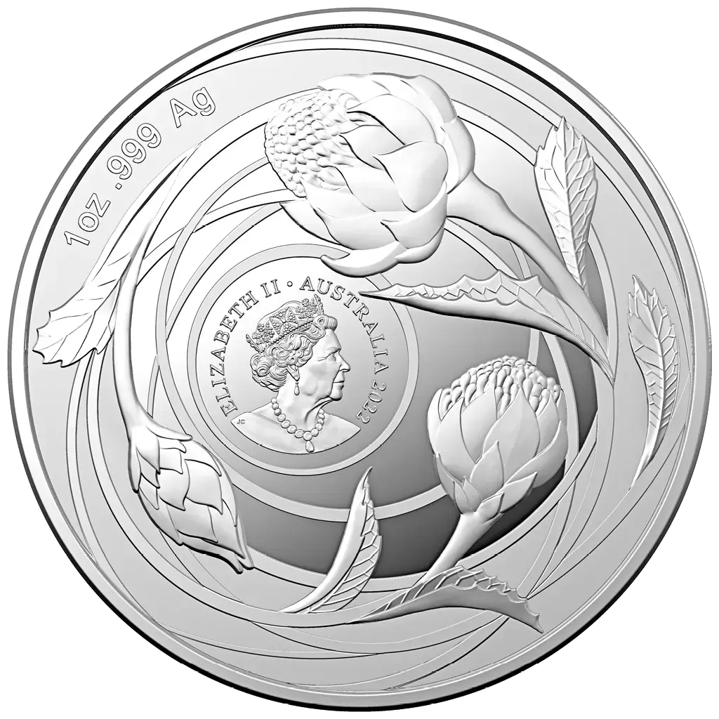 1 oz 2022 Wildflowers of Australia – avers