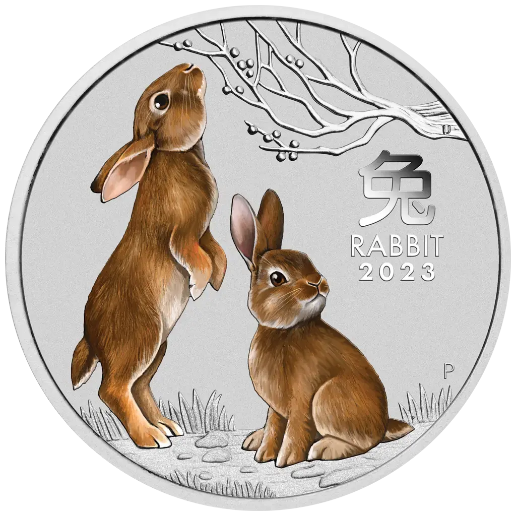 1/2 oz 2023 Year of the Rabbit Color