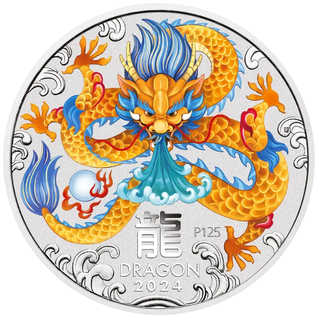 1/2 oz 2024 Year of the Dragon Color