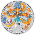 5 oz 2024 Year of the Dragon Color – revers