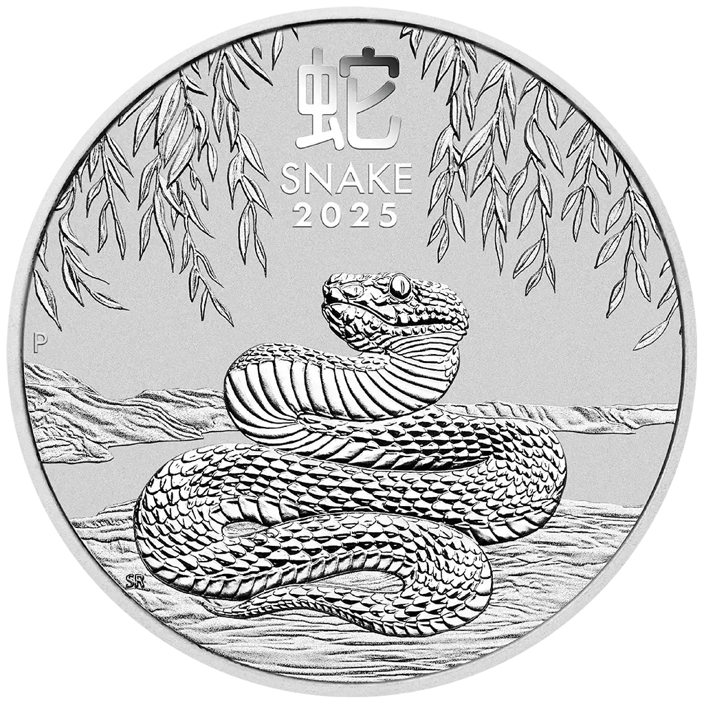 2 oz 2025 Year of the Snake – revers