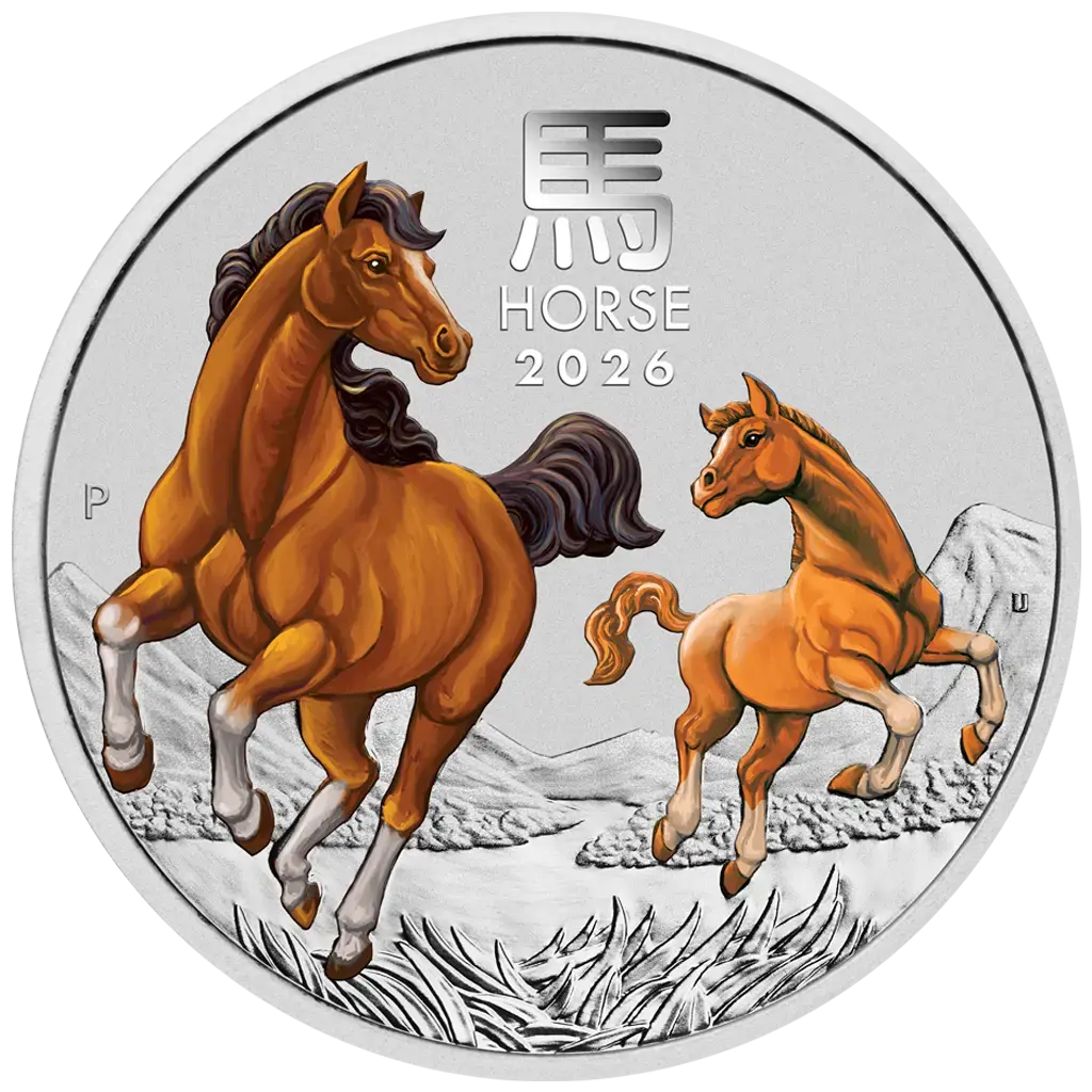1/2 oz 2026 Year of the Horse Color