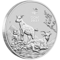 2 oz 2027 Year of the Goat - bakside