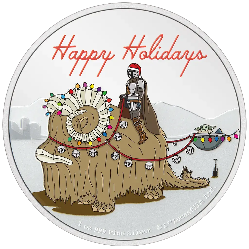 1 oz 2024 Star Wars - Season's Greetings Proof Color