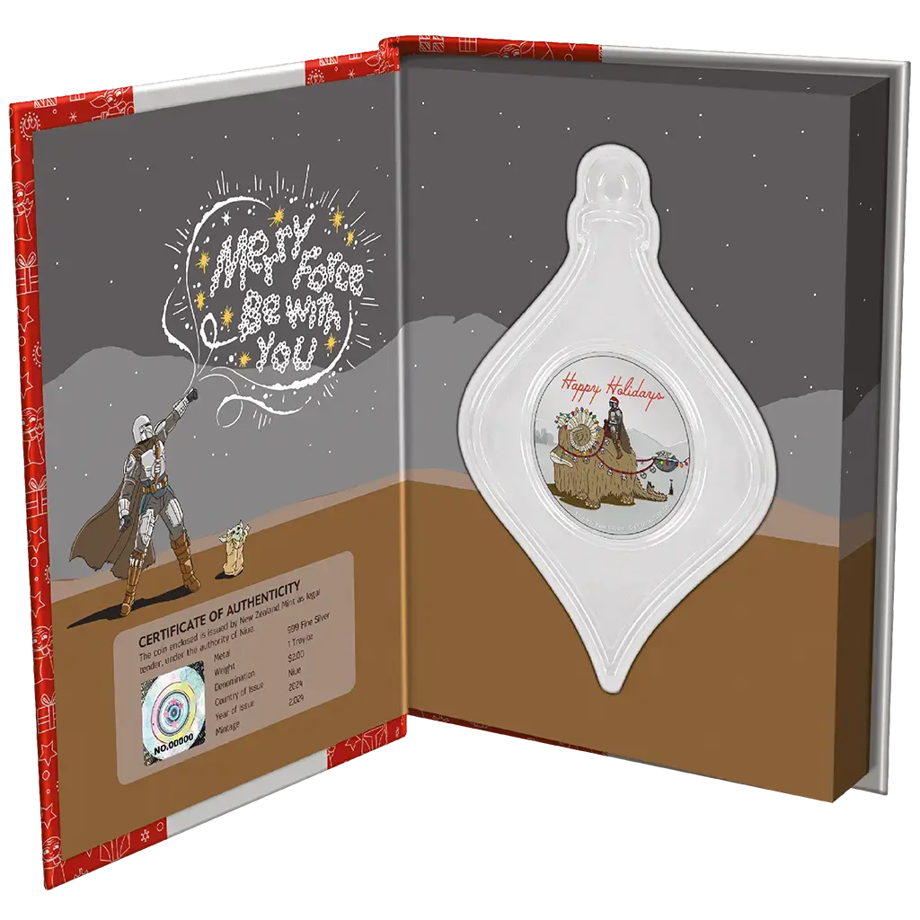 1 oz 2024 Star Wars - Season's Greetings Proof Color
