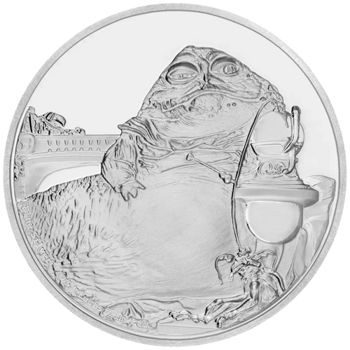 1 oz 2018 Star Wars - Jabba the Hutt Proof – revers