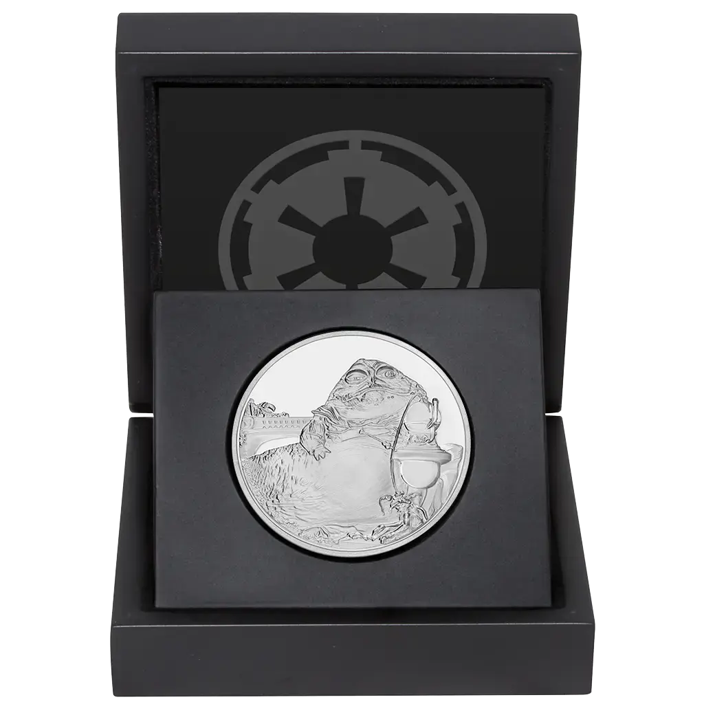 1 oz 2018 Star Wars - Jabba the Hutt Proof – etui