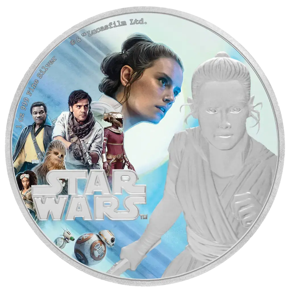 1 oz 2019 Star Wars: The Rise of Skywalker – Rey Proof Color
