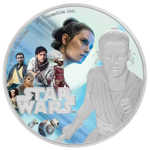 1 oz 2019 Star Wars: The Rise of Skywalker – Rey Proof Color