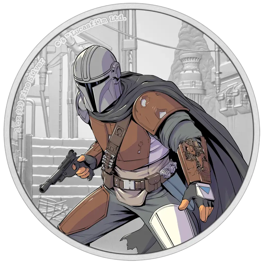1 oz 2021 Star Wars - Mandalorian Color Proof – revers