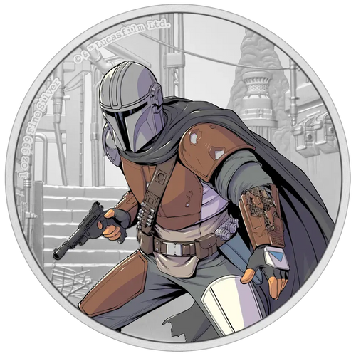 1 oz 2021 Star Wars - Mandalorian Color Proof – revers