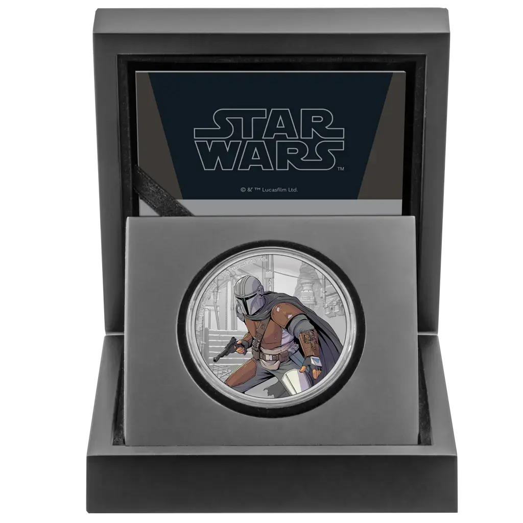 1 oz 2021 Star Wars - Mandalorian Color Proof – etui