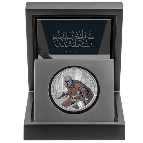 1 oz 2021 Star Wars - Mandalorian Color Proof – etui