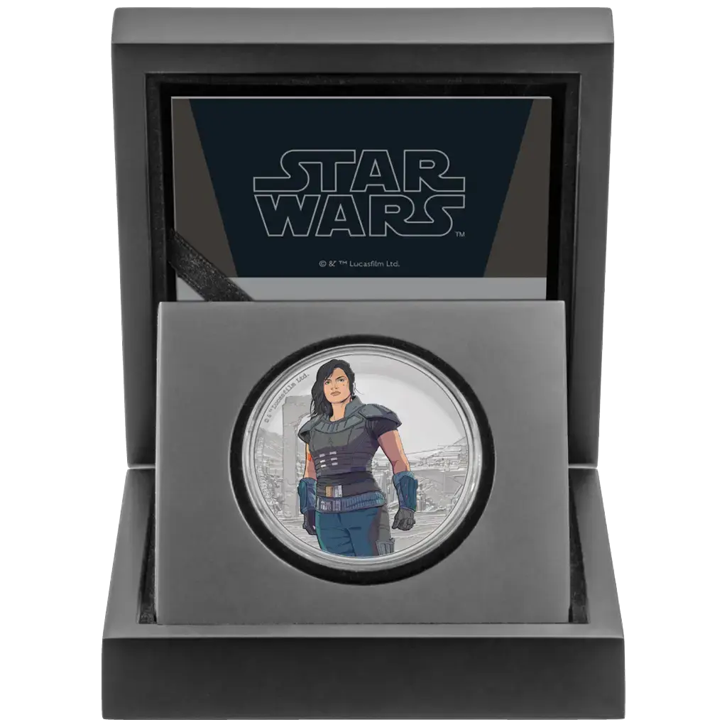 1 oz 2021 Star Wars - Cara Dune Color Proof – etui