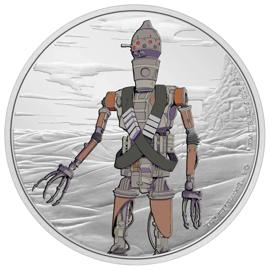 1 oz 2021 Star Wars - IG-11 Color Proof – revers