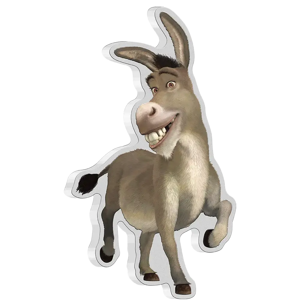 1 oz 2021 Shrek Donkey Color Proof